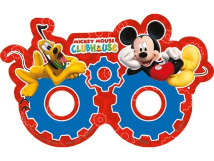 Papirnata maska Mickey Mouse 6 kos