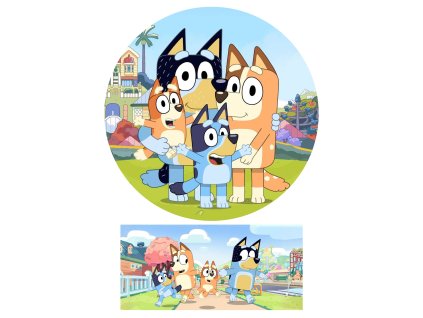 Užitna slika za torto - Bluey