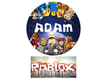 Užitni personalizirani okrasek za torto - Roblox