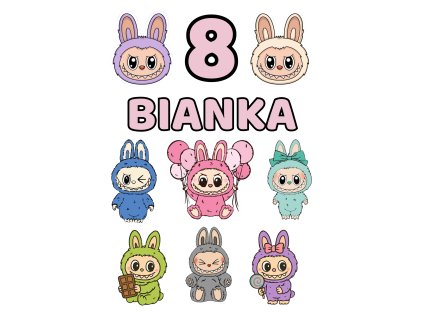 Užitne personalizirane slike - Labubu