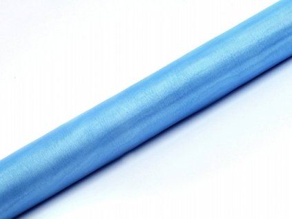 Organza nebeská modrá 36cm x 9m
