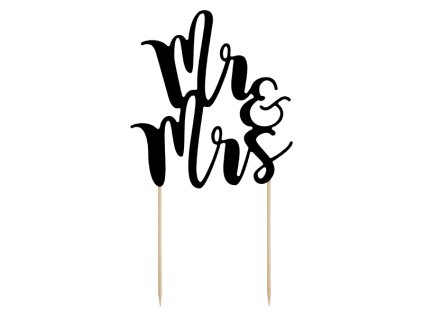 Okras za torto Mr & Mrs