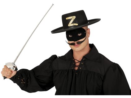 Zoro maska in meč 63 cm