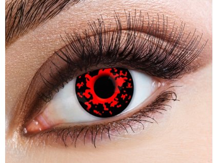 eyecasions one day halloween contact lenses lava 1 pair p23476 94495 image