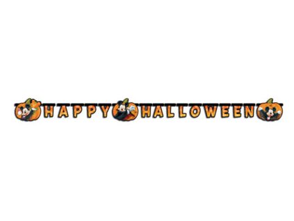 MICKEY HALLOWEEN LETTER BANNER