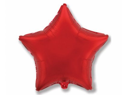 30508 foliovy balon hviezda cervena 45 cm