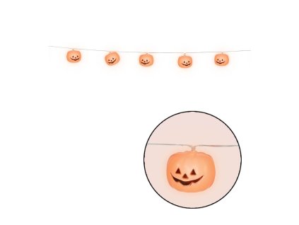 Girlanda Tekvice 180 cm