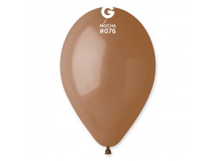 34223 1 balonik pastelovy mocha 26 cm