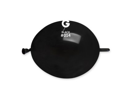 Spojovací balónik čierny 16 cm