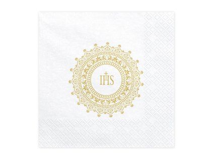Servítky - Sväté prijímanie 33 x 33 cm 20 ks
