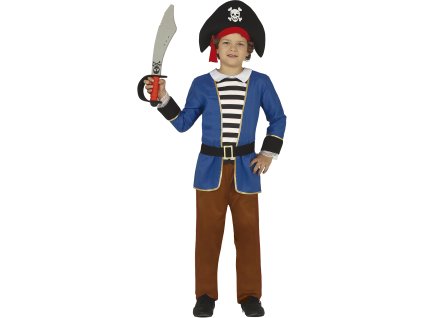 Detský kostým - Pirát (Velikost - otroci S: 101-109 cm)