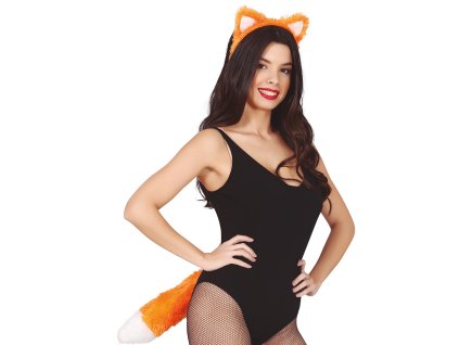 Lisica - Naglavni trak z ušesi in repom