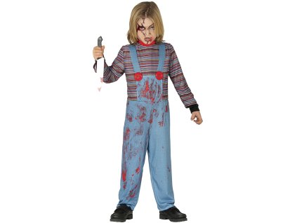 Detský kostým - Vražedná bábika Chucky (Velikost - otroci S: 101-109 cm)