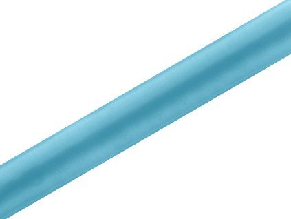 Satén - tyrkysový 36 cm x 9 m