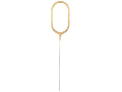 Studené iskry v tvare Zlatého čísla 0