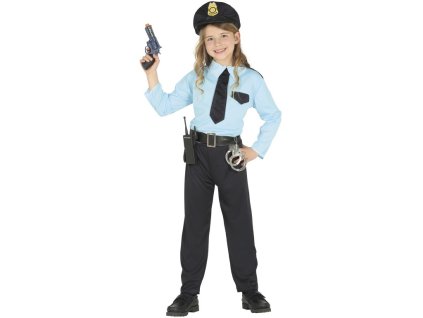 Detský kostým Policajt (Velikost - otroci M: 115-123 cm)