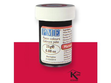 49289 gelova farba maroon red cervena 25 g
