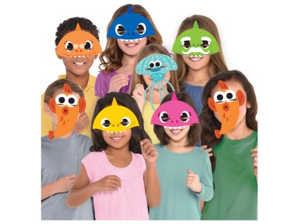 Maske - Baby Shark 8 kos