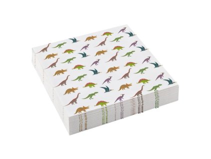 Prtički - Veseli dinozaver 20 kos 25 x 25cm