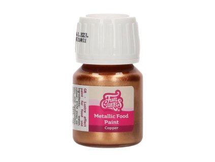 Bronasta jedilna kovinska barva Metallic Food Paint Copper 30ml