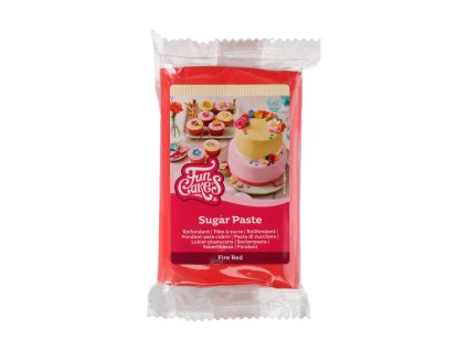 Fire Red rolled fondant (barvni fondant) 250 g