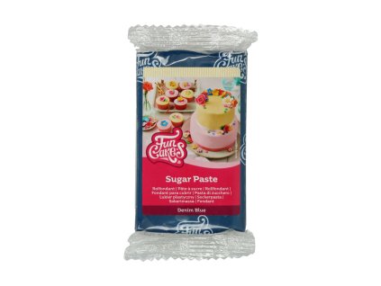 Denim Blue rolled fondant (barvni fondant) 250 g