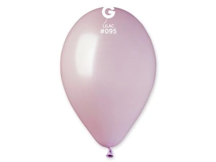 Balón metalický lilac 26 cm