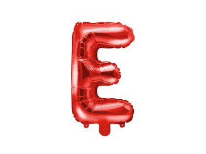 Fóliový balón Mini - Písmeno E 35 cm červený