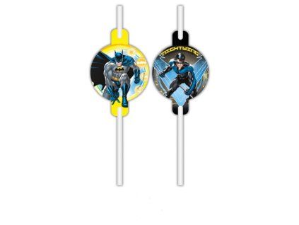 Slamky s motívom Batman 4 ks