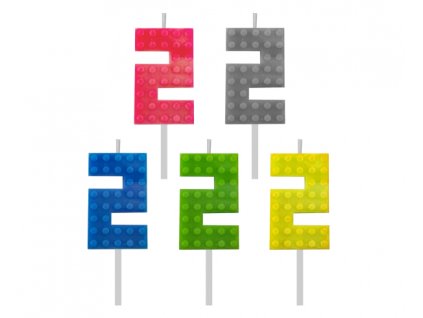 Rojstnodnevna sveča Lego - 2