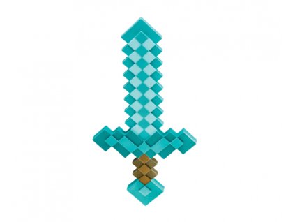 Meč Minecraft - Diamond Sword modri