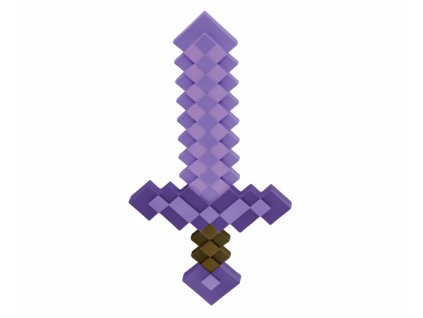 66337 mec minecraft enchanted purple sword