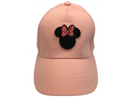 Dievčenská šiltovka - Minnie Mouse ružová (Velikost kape s šiltom 56)