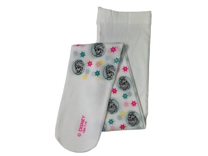 Dekliške hlačne nogavice- Frozen bele