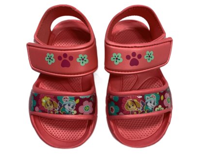 Dievčenské sandále - Paw Patrol tmavoružové (Obutev 22)