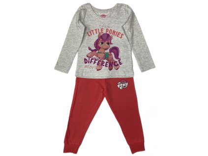 Dekliška pižama - My Little Pony temno roza