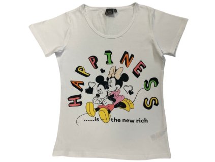 Ženska majica - Minnie Mouse Hapiness bela