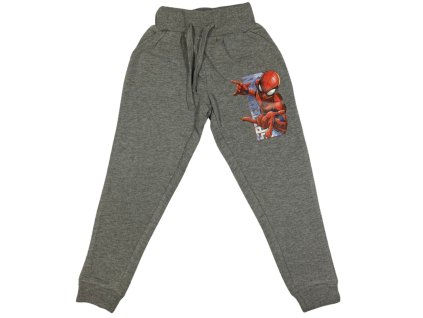 Chlapčenské tepláky - Spiderman sivé (Velikost - otroci 104)