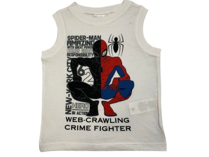 Tielko - Spiderman biele (Velikost - otroci 3 let)