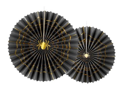 Dekoračné rozety Halloween - Pavúk