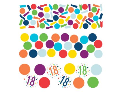 Pisani rojstnodnevni konfeti - 18