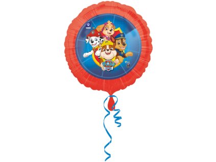 Folija balon - Paw Patrol krog 43 cm