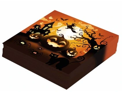 Servítky - Halloween Tekvice 33 x 33 cm 12 ks