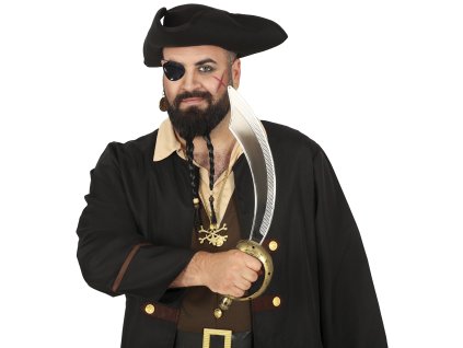 Piratski meč in preveza za oko