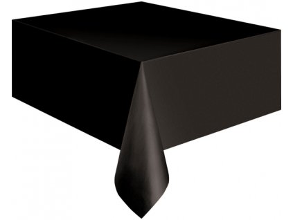 Plastični prt - črn 137 x 274 cm
