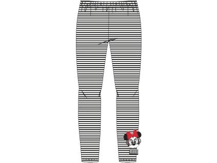 Dievčenské legíny - Minnie Mouse pruhované (Velikost - otroci 116)