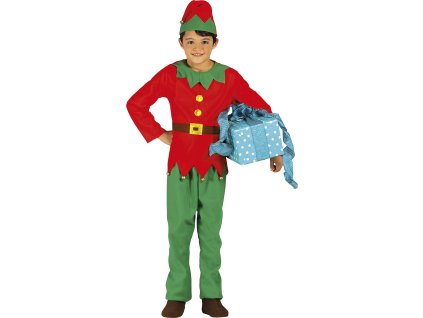 Detský kostým - Vianočný Elf (Velikost - otroci S: 101-109 cm)