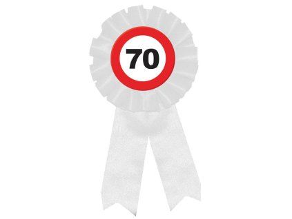 Kokarda 70. červeno/biela