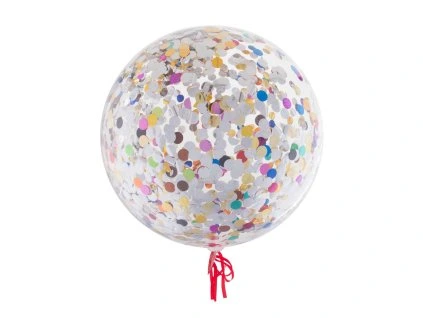 Balón s konfetami - mix 45 cm