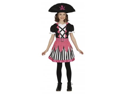 Dievčenský kostým - Pirátka (Velikost - otroci S)